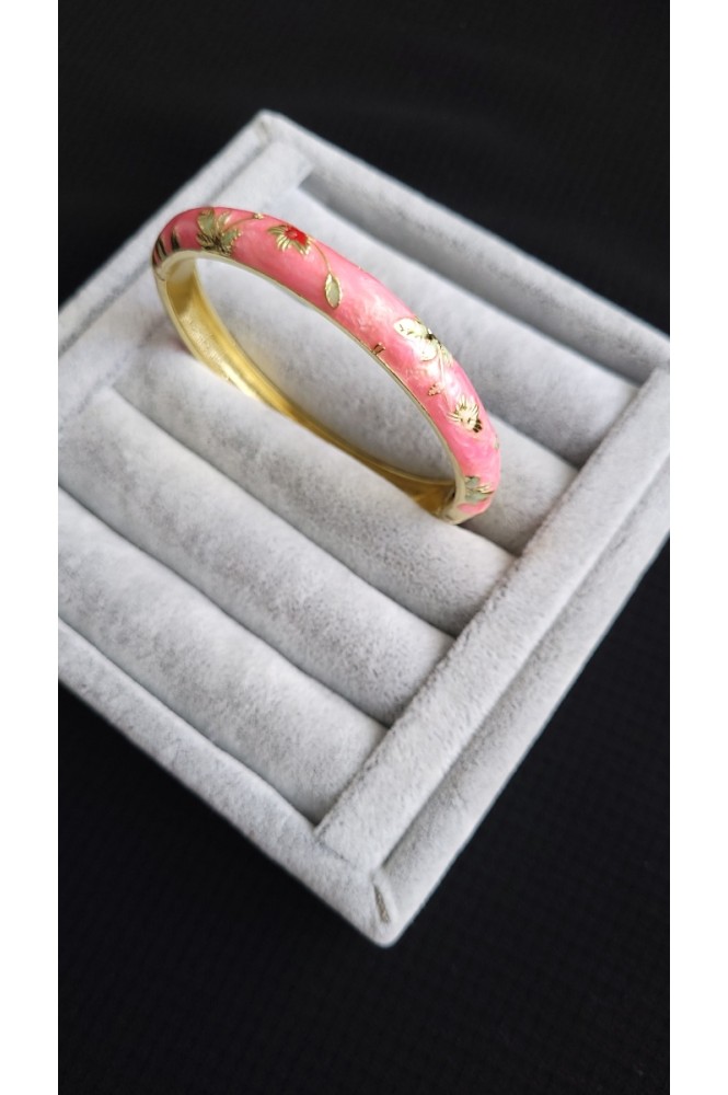 Pembe Mineli Bileklik