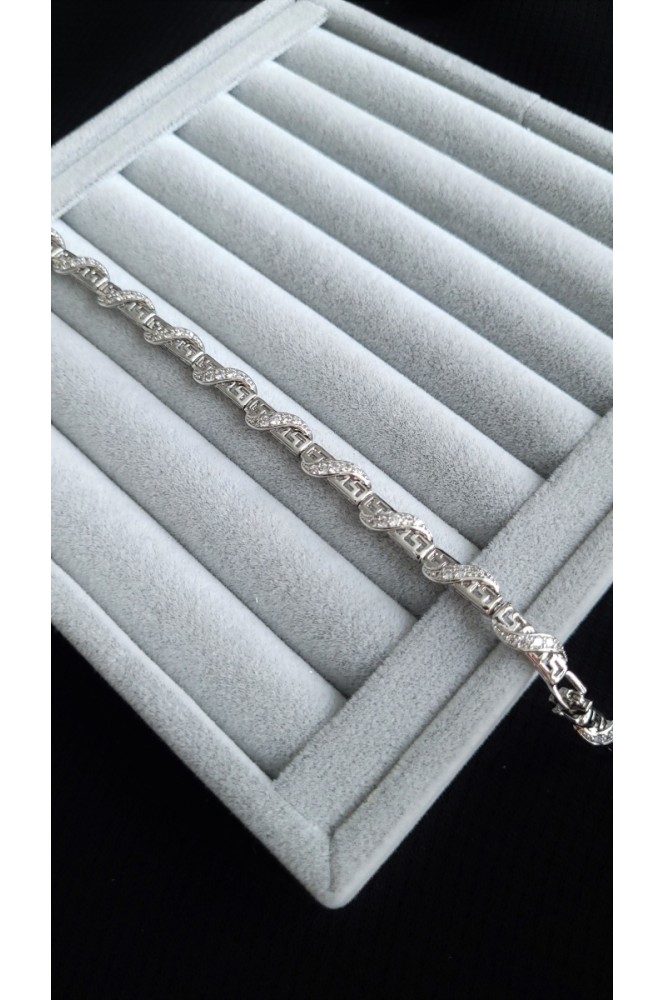 VIP Greg  model silver sarmal bileklik