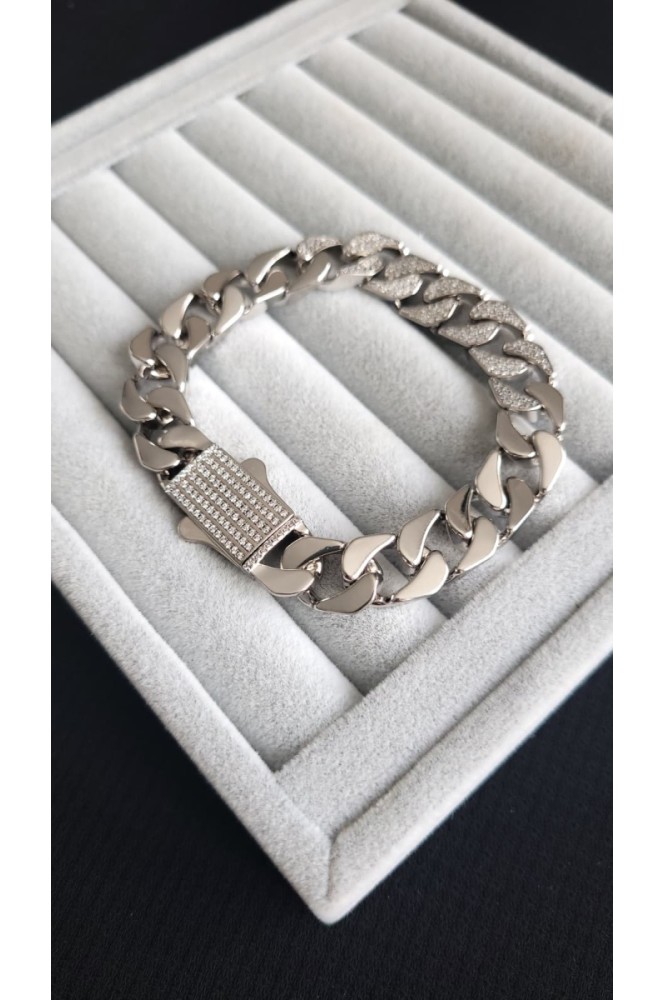 VIP Silver renk gurmet bileklik